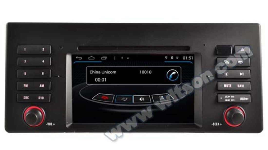 DVD NAVIGATIE ANDROID DEDICATA BMW X5 E53 SERIA 5 E39 SERIA 7 E38 WITSON W2-M082 PLATFORMA S160 16GB