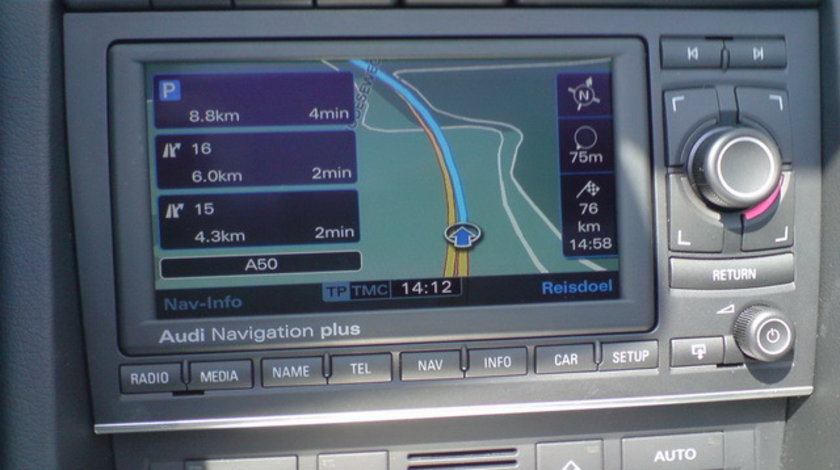 DVD Navigatie AUDI A3 Harta navigatie RNS-E MMI ECRAN RABATABIL 2018