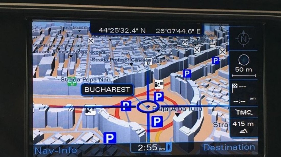 Dvd Navigatie Audi Mmi 2g Harta Romania Detaliata 2017
