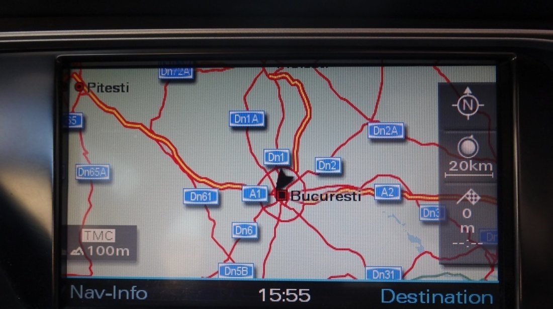 Dvd Navigatie Audi Mmi High A4 A5 S5 A6 A8 Q7 Europa Romania 2018 harti Detaliate