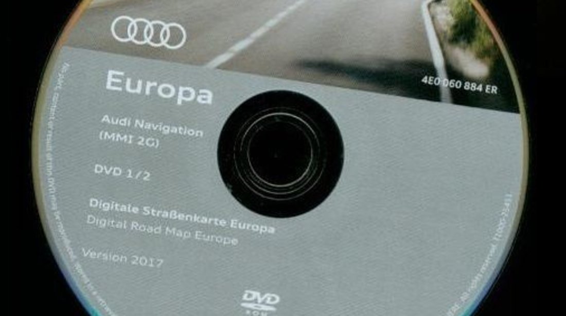 DVD navigatie AUDI Q7 MMI HIGH 2017 2018 harta Romania Europa