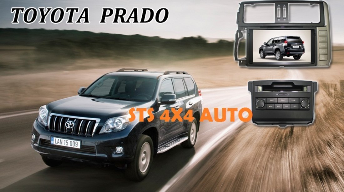 DVD NAVIGATIE AUTO LAND CRUISER PRADO FJ150 2010-2013[SPLIT-TYPE]