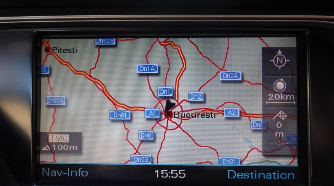 Dvd Navigatie Harti Gps Audi Q7 A6 A8 2017 harta Romania Europa