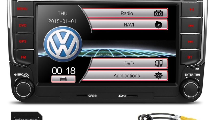 Dvd Navigatie VW Passat B6 B7 CC Golf 5 6 Jetta Skoda Octavia 2 Superb