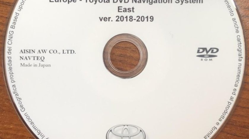 DVD Original Harti Navigatie TOYOTA TNS600 TNS700 EUROPA +ROMANIA 2019