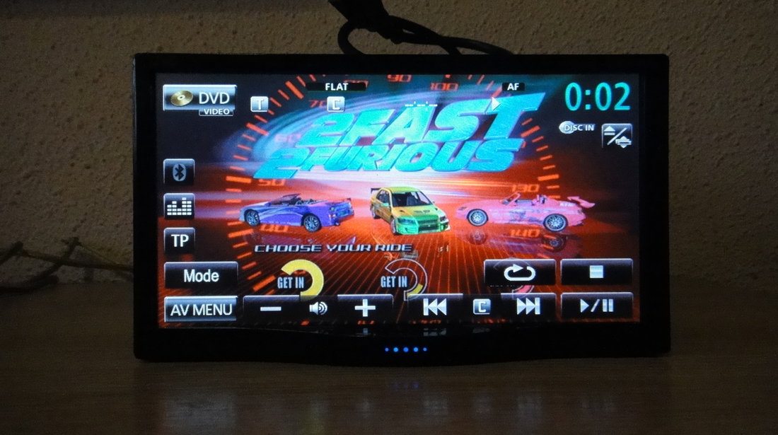 DVD Player Auto 2din Jvc Touchscreen Bluetooth usb