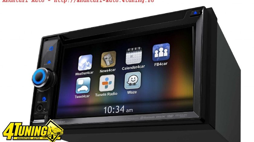 DVD Player Auto Clarion NX503E 2DIN Universal 4x50W iPod iPhone Aux USB MP3 MP4 DivX