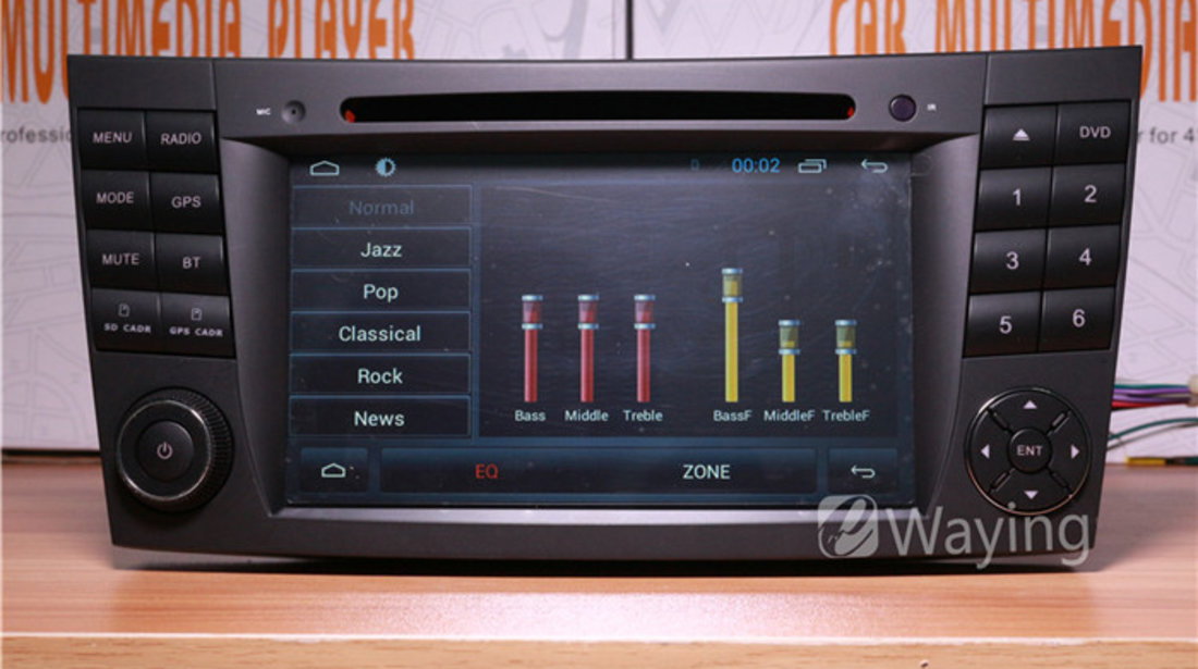 DVD PLAYER AUTO CU NAVIGATIE DEDICATA MERCEDES E CLASS W211 CLS W219 ANDROID EDOTEC G090