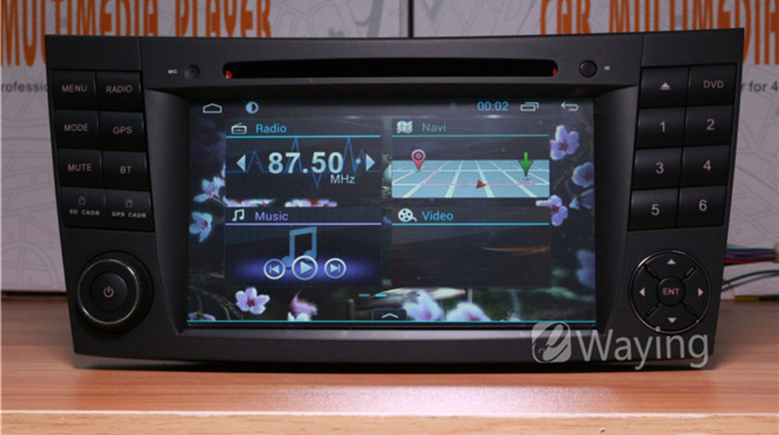 DVD PLAYER AUTO CU NAVIGATIE DEDICATA MERCEDES E CLASS W211 CLS W219 ANDROID EDOTEC G090