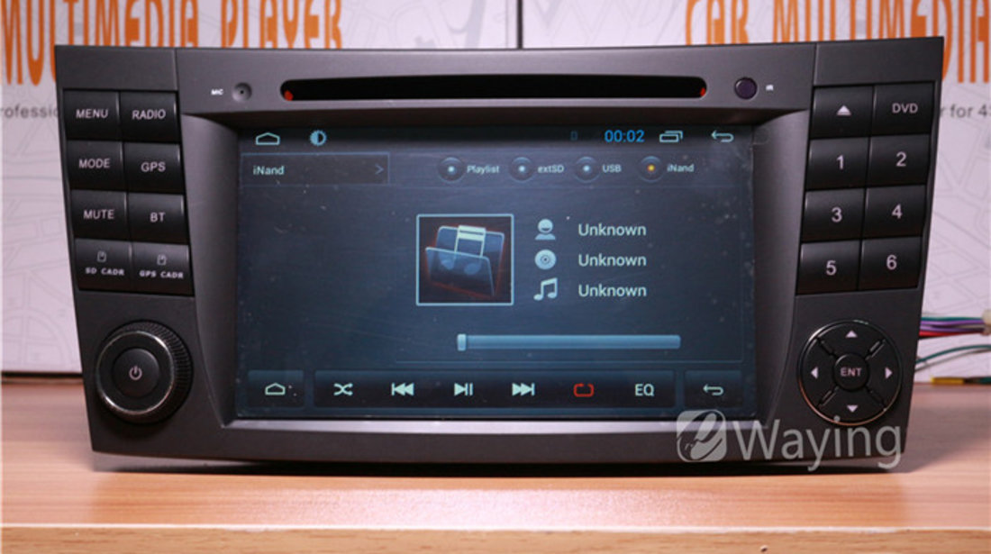 DVD PLAYER AUTO CU NAVIGATIE DEDICATA MERCEDES E CLASS W211 CLS W219 ANDROID EDOTEC G090