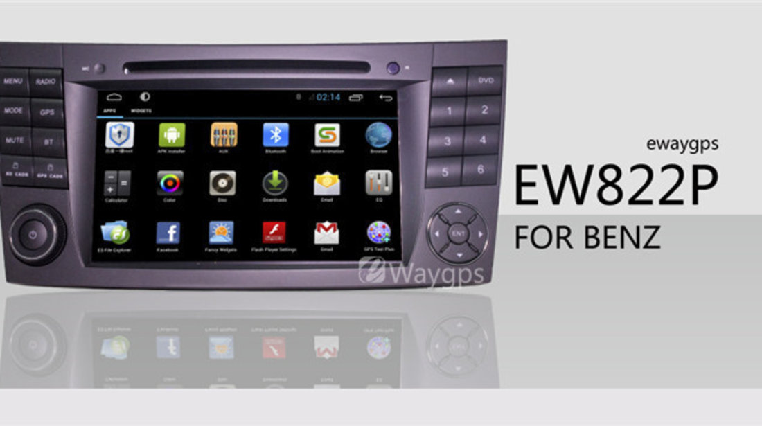 DVD PLAYER AUTO CU NAVIGATIE DEDICATA MERCEDES E CLASS W211 CLS W219 ANDROID EDOTEC G090