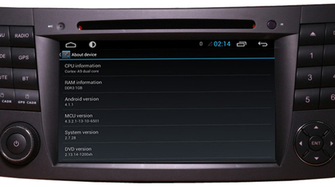 DVD PLAYER AUTO CU NAVIGATIE DEDICATA MERCEDES E CLASS W211 CLS W219 ANDROID EDOTEC G090