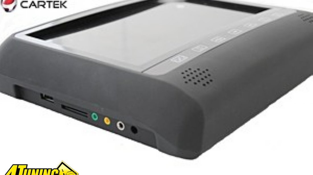 DVD PLAYER AUTO DE TETIERA CARTEK CK-9TETDVDP NEGRU USB SD LCD 9'' REZOLUTIE HD JOCURI JOYSTICK WIRELESS MONTAJ CALIFICAT IN TOATA TARA !