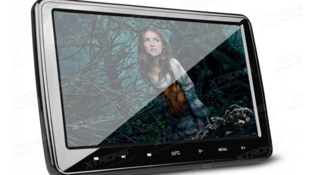 DVD PLAYER AUTO DE TETIERA Xtrons HD101T USB SD LCD 10.1'' TOUCHSCREEN REZOLUTIE HD JOCURI JOYSTICK