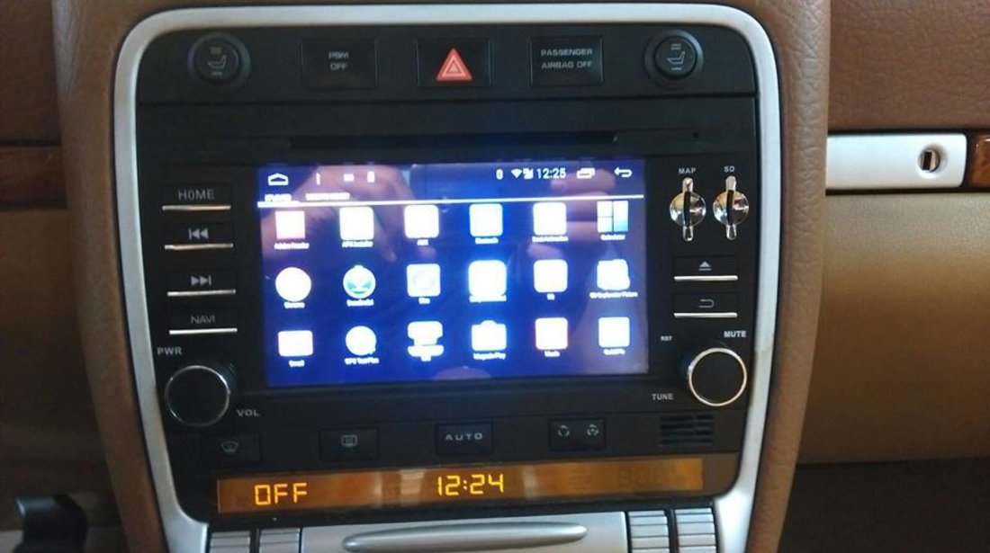 DVD PLAYER AUTO NAVIGATIE ANDROID DEDICATA PORSCHE CAYENNE Edotec EDT-G443 QUADCORE 16 GB INTERNET