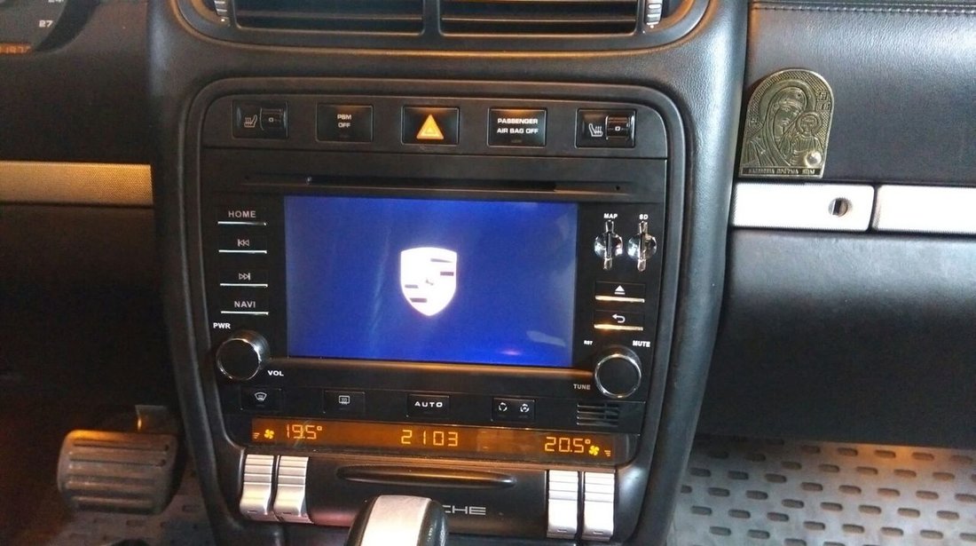 DVD PLAYER AUTO NAVIGATIE ANDROID DEDICATA PORSCHE CAYENNE Edotec EDT-G443 QUADCORE 16 GB INTERNET