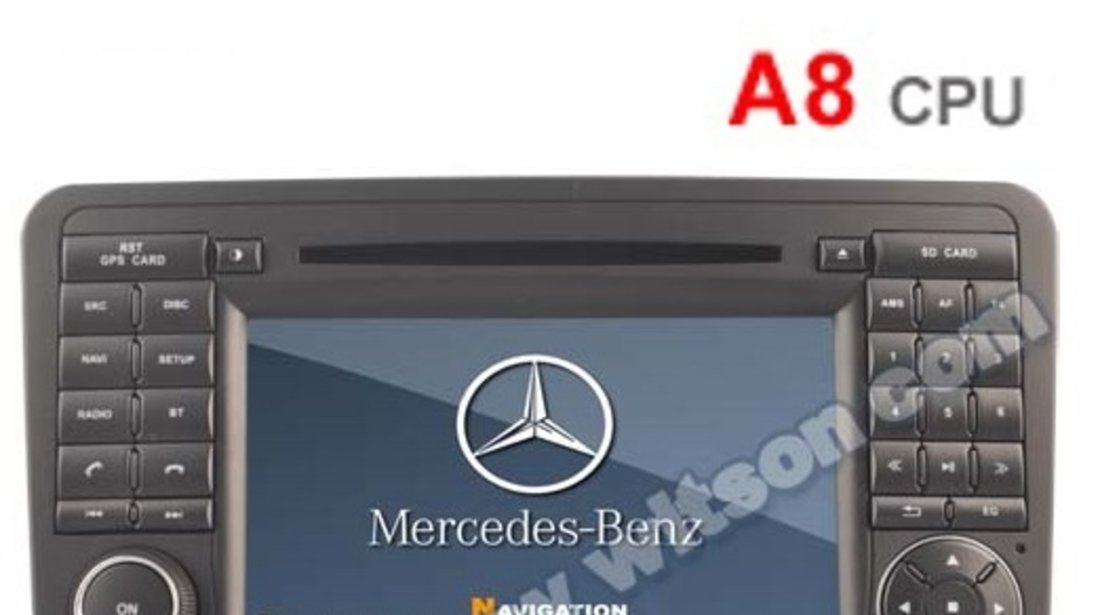 DVD PLAYER AUTO NAVIGATIE DEDICATA MERCEDES-BENZ ML W164 GL X164 WITSON W2-D6558 DVD GPS TV CARKIT