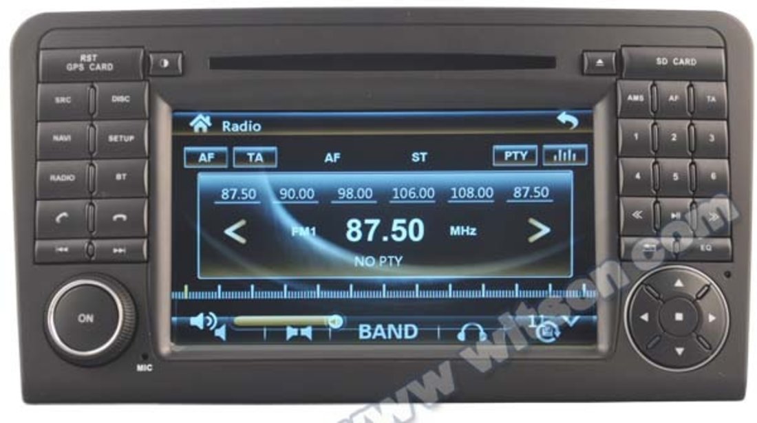 DVD PLAYER AUTO NAVIGATIE DEDICATA MERCEDES-BENZ ML W164 GL X164 WITSON W2-D6558 DVD GPS TV CARKIT