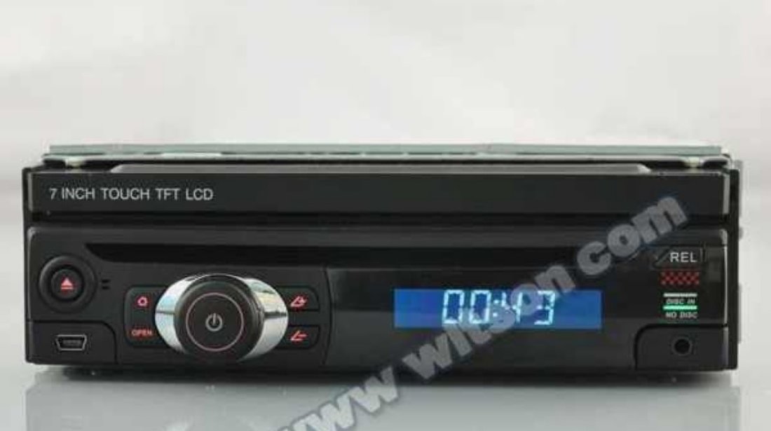 DVD PLAYER AUTO UNIVERSAL ECRAN RETRACTABIL LCD 7'' PNI U8008 FATA DETASABILA TV USB SD
