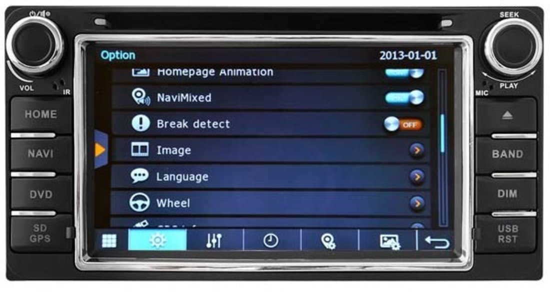 DVD PLAYER NAVIGATIE DEDICATA TOYOTA HILUX RAV4 VIOS LAND CRUISER WITSON W2-D8158T PLATFORMA C36