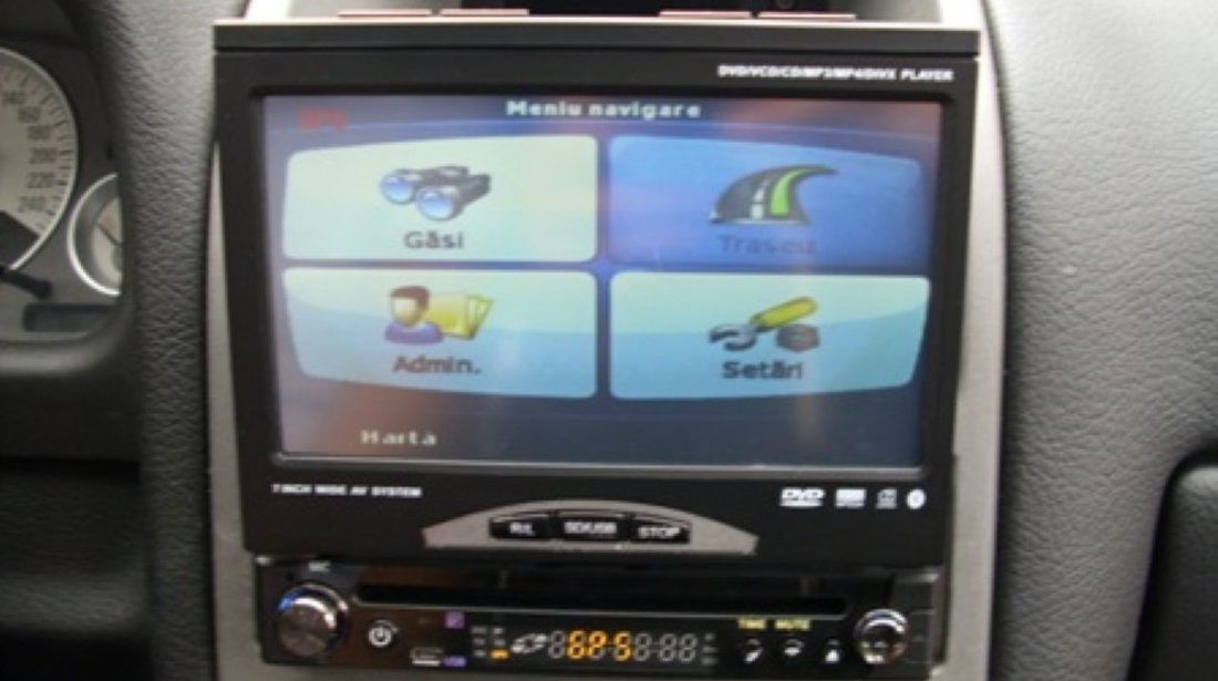 Dvd Retractabil Cu Gps 7 1499 LEI Fata Detasabila, Tv Tuner, Divx, Usb Sd!!!