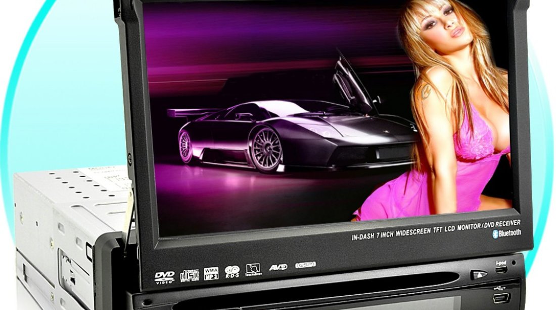 DVD RETRACTABIL PNI-8007 GPS DVD TV CARKIT USB SD DIVX MODEL 2012