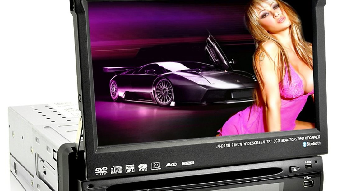 DVD RETRACTABIL PNI-8007 GPS DVD TV CARKIT USB SD DIVX MODEL 2012