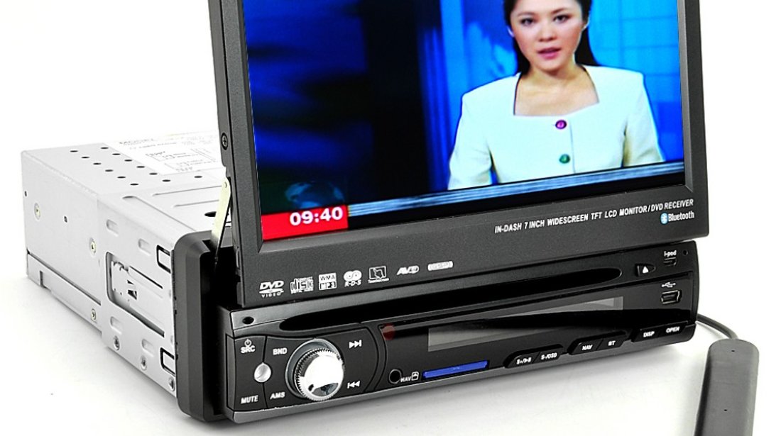 DVD RETRACTABIL PNI-8007 GPS DVD TV CARKIT USB SD DIVX MODEL 2012