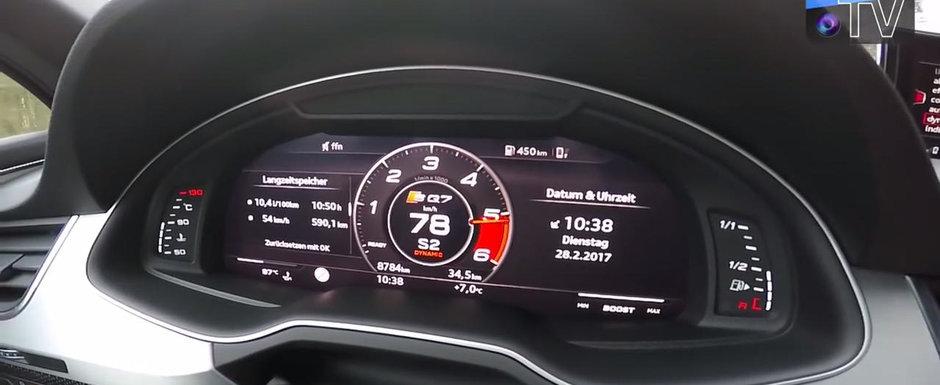 E cel mai puternic diesel al planetei. Test de acceleratie cu noul Audi TDI de 435 CP