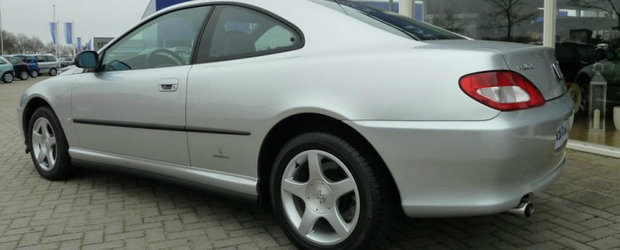 E printre ultimele exemplare fabricate si are doar 234 km la bord. Cu cat se vinde acest Peugeot 406 Coupe