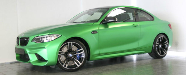 E un Lamborghini sau un BMW? M2-ul asta se lauda cu o caroserie... verde