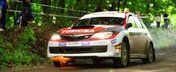 Un Subaru alearga la Delta Rally cu incendiu la bord: Adrian Dragan si Vali Bradateanu