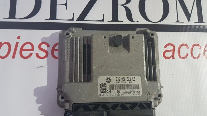 Ecu 03g906021lb 0281013238 skoda octavia II 1.9 tdi bxe