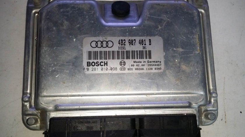 ECU Calculator 0281010098 motor Audi A6 2.5 tdi 4B2907401B