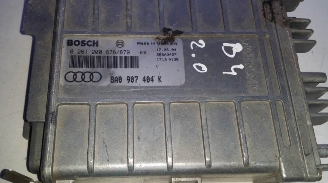 ECU Calculator Audi 80 0261200878/879 8A0907404K