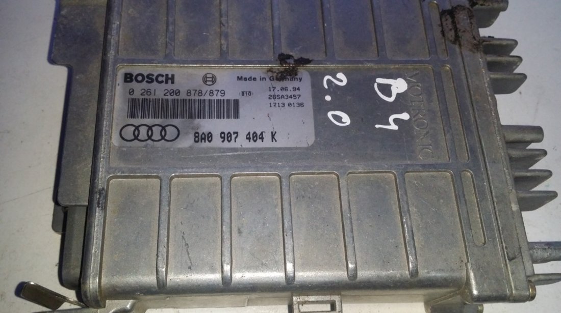 ECU Calculator Audi 80 0261200878/879 8A0907404K