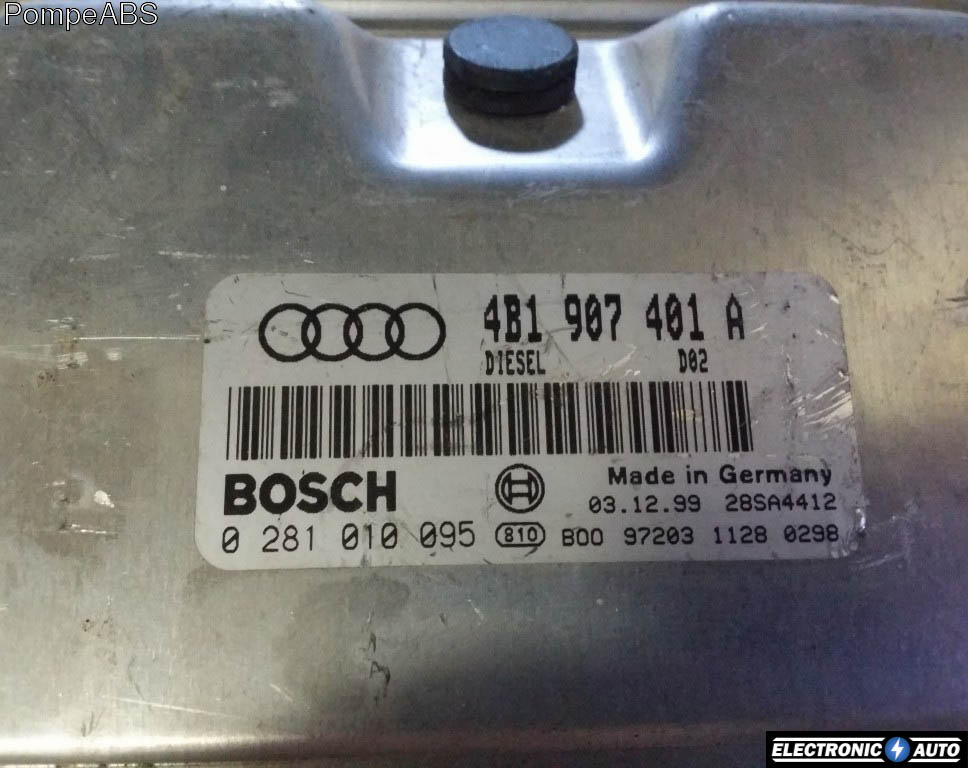 ECU calculator Audi A6 2.5 tdi 150HP 4B1907401A 0281010095