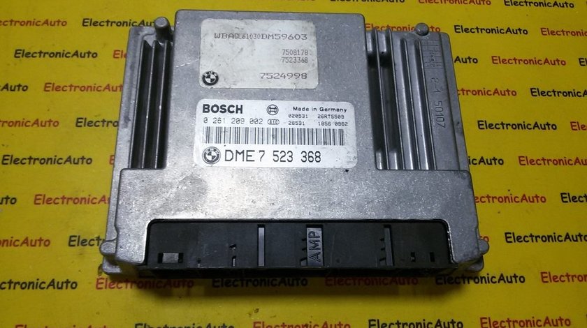 ECU Calculator BMW 0261209002, DME7523368