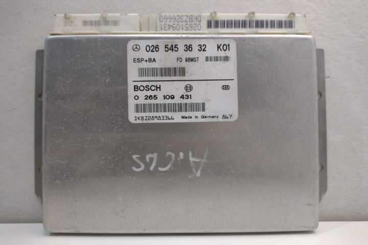 ECU Calculator Bosch ABS/ESP/ASR 0265453632 / 0265109431 Mercedes-Benz A-Class W168 [facelift] [2001 - 2004]