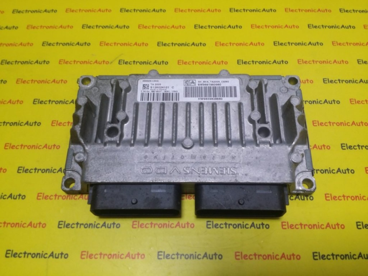 ECU Calculator Cutie Automata Peugeot, 9661983980, S126024101C, 9659838680
