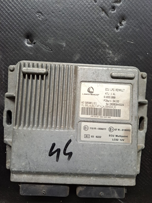 ECU Calculator Dacia Logan 1.4 - COD 616551000/HD505001/21