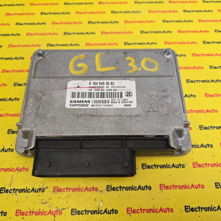 ECU Calculator DIFERENTIAL Mercedes GL, ML, A1645403562, 5WP22602,