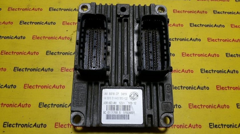 ECU Calculator Fiat 500 IAW5SF8CP, 51926691, BC.0111768.B, BC0111768B