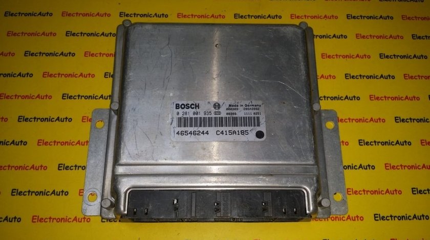 ECU Calculator Fiat Marea 2.4 JTD 0281001935, 46546244