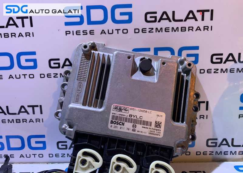 ECU Calculator Ford Focus 2 1.6 TDCI 2004 - 2010 Cod 8M51-12A650-LC 0281011701 [L2671]
