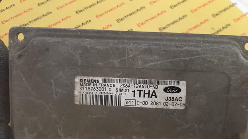 ECU Calculator + instalatie motor Ford Fiesta 1.3 2S6A12A650NB, S118763001C
