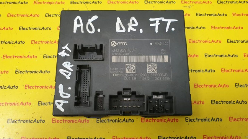 ECU Calculator Memorie Scaun Audi A8, 4H0959760F