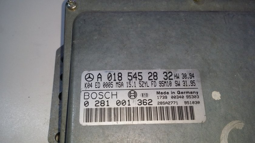 ECU Calculator Mercedes-Benz CL C, W203, A0185452832