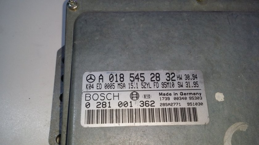 ECU Calculator Mercedes-Benz CL C, W203, A0185452832