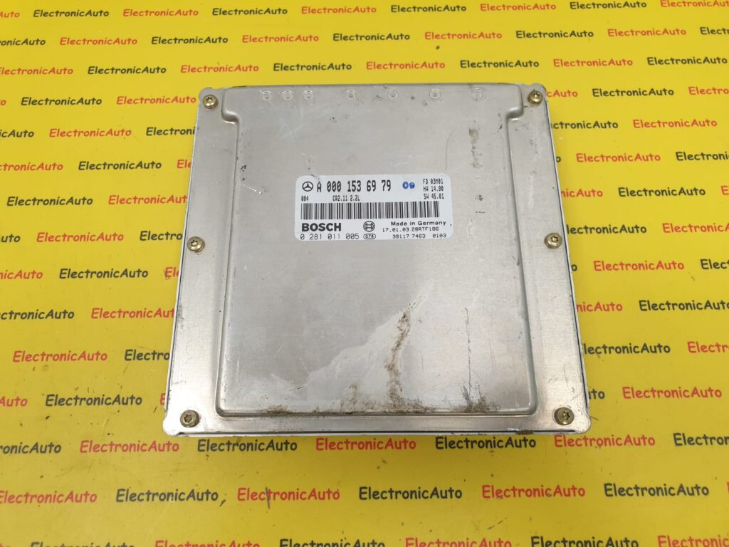 ECU Calculator Mercedes C220 2.2CDi, A0001536979, 0281011005, CR2.11